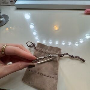 David Yurman Twisted Silver Bracelet